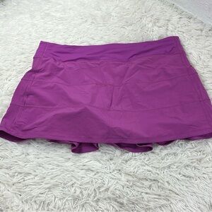 Lululemon Pace Rival Mid-Rise Skirt *Long Vivid Plum size 16